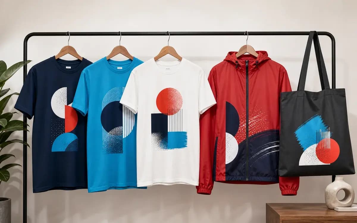 Bedrukte promotionele shirts in verschillende kleuren